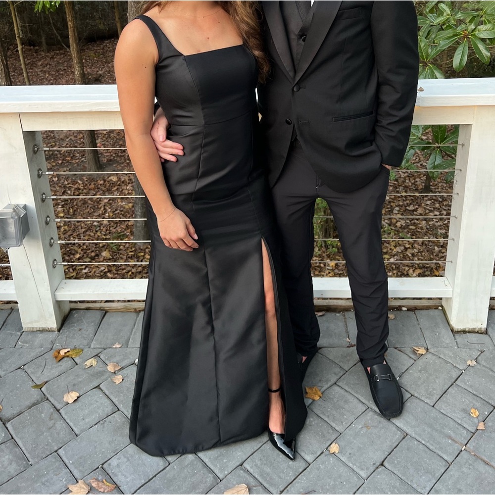 Dessy Group Black Gown